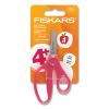 Kids Scissors, Rounded Tip, 5" Long, 1.75" Cut Length, Straight Handles, Randomly Assorted Colors5