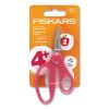 Kids Scissors, Pointed Tip, 5" Long, 1.75" Cut Length, Straight Handles, Randomly Assorted Colors4