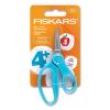 Kids Scissors, Pointed Tip, 5" Long, 1.75" Cut Length, Straight Handles, Randomly Assorted Colors5