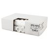 High-Density Can Liners, 33 gal, 9 microns, 33" x 39", Natural, 25 Bags/Roll, 20 Rolls/Carton2