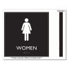 ADA Sign, Women, Plastic, 8 x 8, Clear/White2