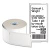 LW Durable Labels, Medical Prescription Label, 1" x 2.13", White, 500 Labels/Roll3