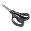 Everyday Scissors, 8" Long, 3.25" Cut Length, Black Straight Handle, 6/Pack3