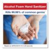 Alcohol Foam Hand Sanitizer, 18 oz Pump Bottle, Unscented, 6/Carton7