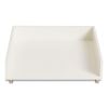 Juliet Paper Tray, 1 Section, Holds 11" x 8.5" Files, 10 x 12.25 x 2.5, White5