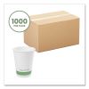 89-Series Hot Cup, 12 oz, Green/White, 1,000/Carton2