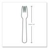 White CPLA Cutlery, Fork, 1,000/Carton6