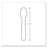 White CPLA Cutlery, Spoon, 1,000/Carton3