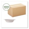 Nourish Molded Fiber Tableware, Bowl, 12 oz, White, 1,000/Carton2