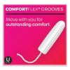 U by Kotex Click Compact Tampons, Regular, 32/Pack3