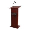 Power Plus Lectern, 22 x 17 x 46, Mahogany, Ships in 1-3 Business Days2