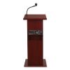 Power Plus Lectern, 22 x 17 x 46, Mahogany, Ships in 1-3 Business Days4