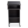 Tabletop Lectern and AV Cart/Lectern Base, 23.75 x 19.87 x 47.5, Black, Ships in 1-3 Business Days2