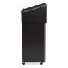 Tabletop Lectern and AV Cart/Lectern Base, 23.75 x 19.87 x 47.5, Black, Ships in 1-3 Business Days4