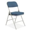 3200 Series Fabric Dual-Hinge Folding Chair, Supports 300 lb, Regal Blue Seat/Back, Gray Base, 2/CT, Ships in 1-3 Bus Days2