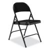 50 Series All-Steel Folding Chair, Supports 500 lb, 16.75" Seat Height, Black Seat/Back/Base, 4/CT,Ships in 1-3 Business Days2