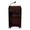 Aristocrat Sound Lectern, 25 x 20 x 46, Mahogany, Ships in 1-3 Business Days3