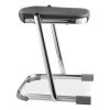 6600 Series Elephant Z-Stool, Backless, Supports Up to 500lb, 18" Seat Height, Black Seat, Chrome Frame,Ships in 1-3 Bus Days4