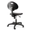 6700 Series Polyurethane Adj Height Task Chair, Supports 300 lb, 16"-21" Seat Ht, Black Seat/Back/Base, Ships in 1-3 Bus Days3