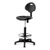 6700 Series Polyurethane Adj Height Task Chair, Supports 300 lb, 22"-32" Seat Ht, Black Seat/Back/Base, Ships in 1-3 Bus Days2