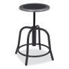 6800 Series Height Adjustable Metal Seat Swivel Stool, Supports 300lb, 18"-24" Seat Ht, Black Seat/Base,Ships in 1-3 Bus Days2