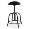 6800 Series Height Adj Fabric Seat Swivel Stool, Supports 300 lb, 18"-25" Seat Height, Black Seat/Base, Ships in 1-3 Bus Days2