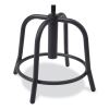 6800 Series Height Adj Metal Seat Stool, Supports 300 lb, 18"-24" Seat Ht, Burgundy Seat, Black Base, Ships in 1-3 Bus Days4