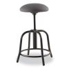 6800 Series Height Adj Fabric Seat Stool, Supports 300 lb, 18" to 25" Height, Charcoal Seat/Black Base, Ships in 1-3 Bus Days2