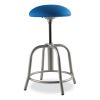 6800 Series Height Adj Fabric Padded Seat Stool, Supports 300lb, 18"-25" Ht, Cobalt Blue Seat/Gray Base,Ships in 1-3 Bus Days2