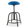 6800 Series Height Adj Fabric Padded Seat Stool, Support 300lb, 18"-25" Ht, Cobalt Blue Seat/Black Base,Ships in 1-3 Bus Days2