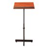 Portable Presentation Lectern Stand, 20 x 18.25 x 44, Cherry, Ships in 1-3 Business Days2