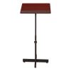 Portable Presentation Lectern Stand, 20 x 18.25 x 44, Mahogany, Ships in 1-3 Business Days2