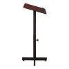 Portable Presentation Lectern Stand, 20 x 18.25 x 44, Mahogany, Ships in 1-3 Business Days3