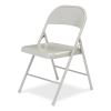 900 Series All-Steel Folding Chair, Supports 250 lb, 17.75" Seat Height, Gray Seat/Back/Base, 4/CT,Ships in 1-3 Business Days3