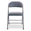 970 Series Fabric Padded Steel Folding Chair, Supports 250 lb, 17.75" Seat Ht, Star Trail Blue, 4/CT,Ships in 1-3 Bus Days4