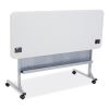 Flip-N-Store Training Table, Rectangular, 24 x 60 x 29.5, Speckled Gray, Ships in 1-3 Business Days2