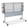 Flip-N-Store Training Table, Rectangular, 24 x 60 x 29.5, Speckled Gray, Ships in 1-3 Business Days3