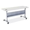 Flip-N-Store Training Table, Rectangular, 24 x 60 x 29.5, Speckled Gray, Ships in 1-3 Business Days4