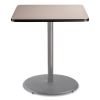 Cafe Table, 36w x 36d x 42h, Square Top/Round Base, Gray Nebula Top, Gray Base, Ships in 7-10 Business Days2