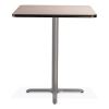 Cafe Table, 36w x 36d x 42h, Square Top/X-Base, Gray Nebula Top, Gray Base, Ships in 7-10 Business Days2