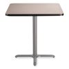 Cafe Table, 36w x 36d x 36h, Square Top/X-Base, Gray Nebula Top, Gray Base, Ships in 7-10 Business Days2