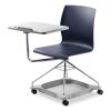 CoGo Mobile Tablet Chair, Supports Up to 440 lb, 18.75" Seat Height, Blue Seat/Back, Chrome Frame, Ships in 1-3 Business Days2