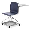 CoGo Mobile Tablet Chair, Supports Up to 440 lb, 18.75" Seat Height, Blue Seat/Back, Chrome Frame, Ships in 1-3 Business Days3