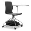 CoGo Mobile Tablet Chair, Supports Up to 440 lb, 18.75" Seat Height, Black Seat/Back, Chrome Frame,Ships in 1-3 Business Days2