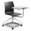 CoGo Mobile Tablet Chair, Supports Up to 440 lb, 18.75" Seat Height, Black Seat/Back, Chrome Frame,Ships in 1-3 Business Days4