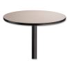 Cafe Table, 36" Diameter x 30h, Round Top/Base, Gray Nebula Top, Black Base, Ships in 7-10 Business Days2