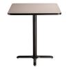 Cafe Table, 36w x 36d x 42h, Square Top/X-Base, Gray Nebula Top, Black Base, Ships in 7-10 Business Days2