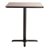 Cafe Table, 36w x 36d x 30h, Square Top/X-Base, Gray Nebula Top, Black Base, Ships in 7-10 Business Days2