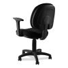 Comfort Task Chair with Arms, Supports Up to 300lb, 19" to 23" Seat Height, Black Seat/Back, Black/Base,Ships in 1-3 Bus Days3