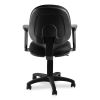 Comfort Task Chair with Arms, Supports Up to 300lb, 19" to 23" Seat Height, Black Seat/Back, Black/Base,Ships in 1-3 Bus Days4